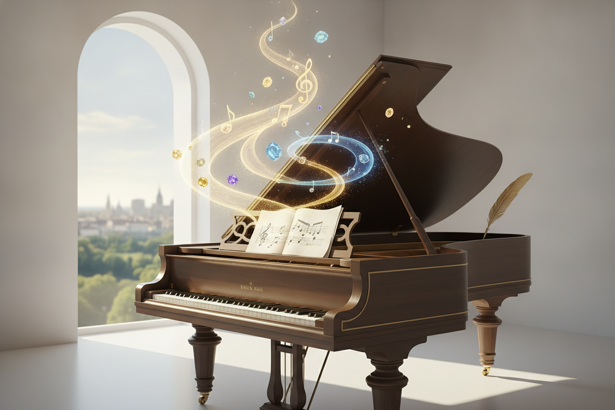 Mozart piano song: de verborgen juwelen