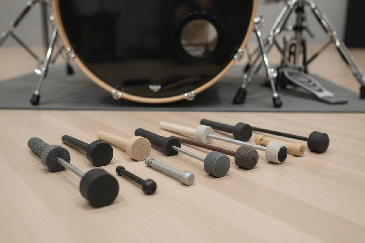Beaters: Kies de juiste voor je bassdrum